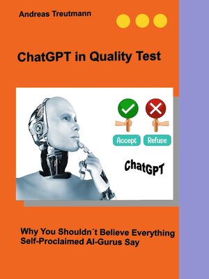 cover image of ChatGPT in Quality Test